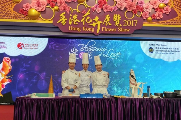 甜美花聚 於香港花卉展覽2017
