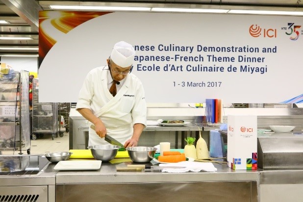 VTC 35 Event: Culinary Demonstration and Theme Dinner by Ecole d’Art Culinaire de Miyagi